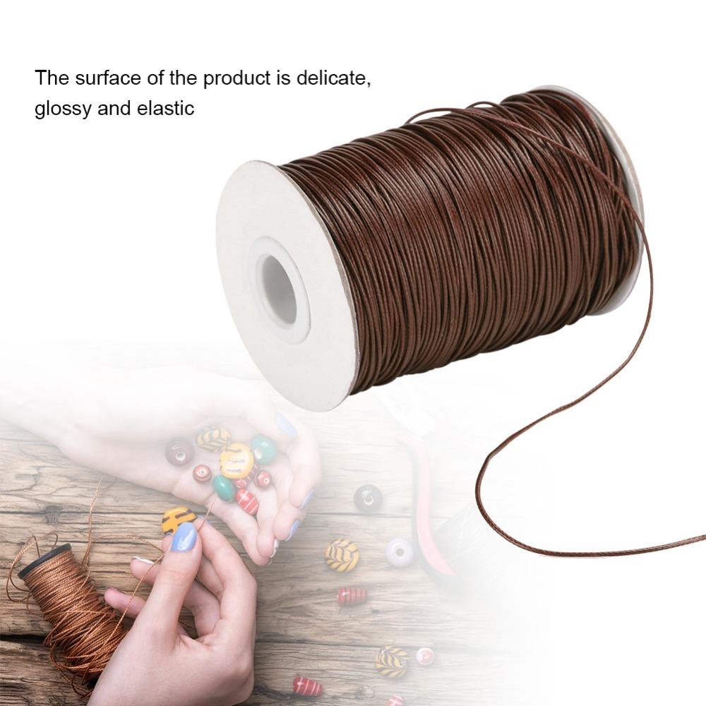 175 Yards Waxed Cotton Cord Wax Coated Macrame Rope Flexible Beading Thread DIY Jewelry Making