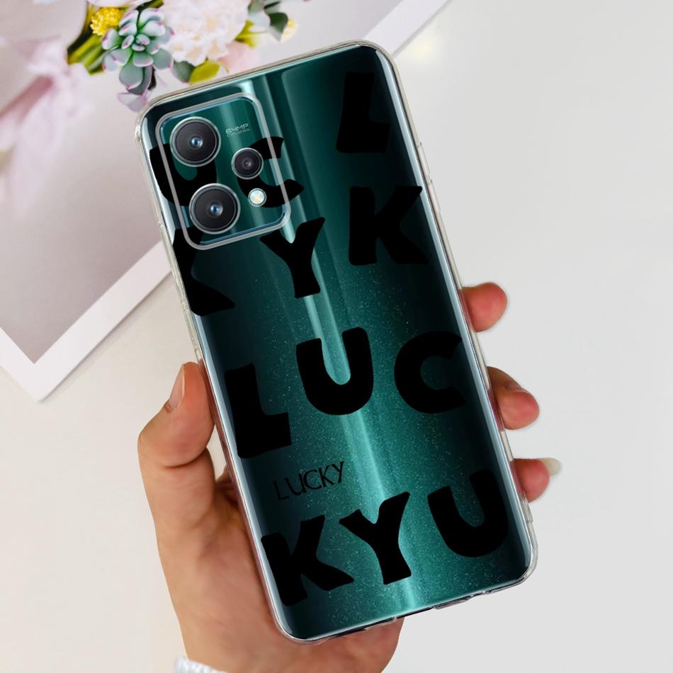 For Realme 9 Pro 5G Phone Case Realme 9Pro RMX3471 RMX3472 Elegant Printing Soft Silicone TPU Back Cover