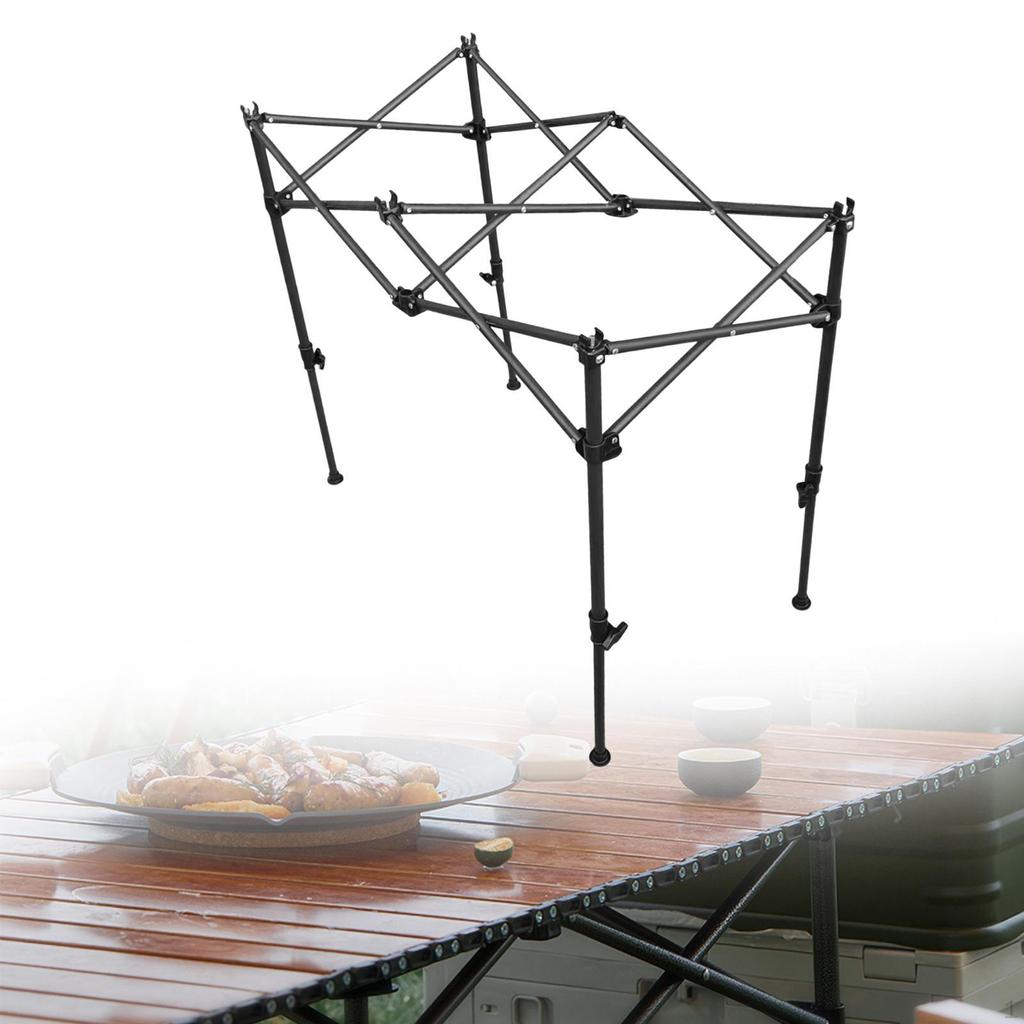 Collapsible Picnic Table Bracket ,Camping Leg Stand ,for Roll Up Tabletop Desk