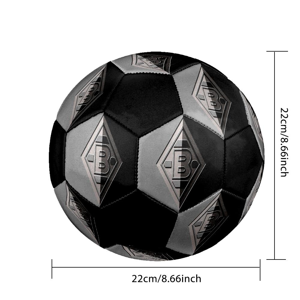 Borussia Indoor Soccer Ball Colorful Machine Stitched PVC Size 5 Team Training Competition Ready Durable High-Bounce Cool Sports Gift