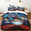 3Pcs Duvet Cover Dragon Ball Goku Cartoon Bedding Set Quilt Cover For Bedroom Home Decor Queen King Size
