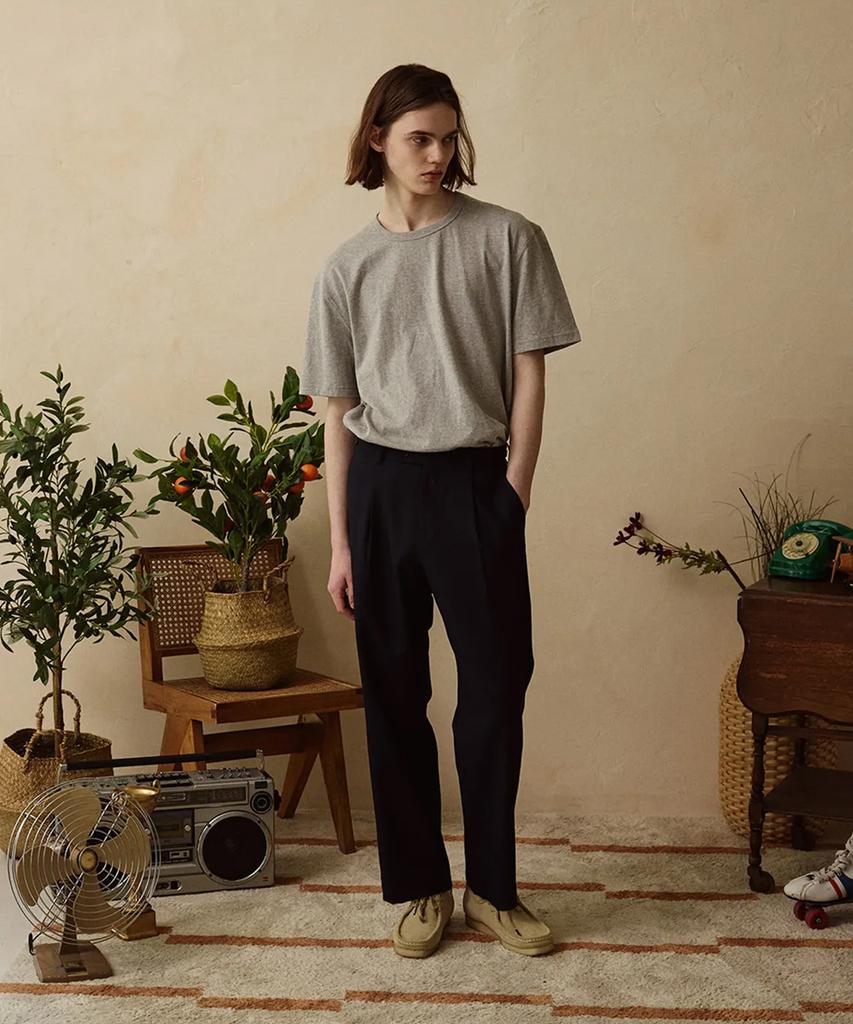 Jelolaunji [Made In The Uk] Brisbane Moss Comfort Pants Navy