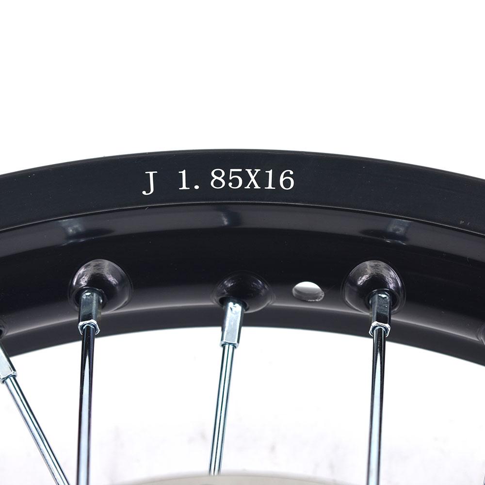 Rear Rims Aluminum Alloy 1.85X16" Inch Disc Plate Wheel with Disc Brake&sprocket for KLX CRF Kayo Apollo BSE Pit Bike Dit Bike
