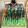 Football Club Sassuolo, Coperta in Flanella con Fantasia, Alta qualità, Confortevole per Tutte le Stagioni, Arredamento per la Casa, Calore e Comfort, Perfetta per Regali.