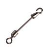 10pcs Stainless Steel Pin  Connector Chain Eight-shaped Ring Pin Connector Fishing Accessories