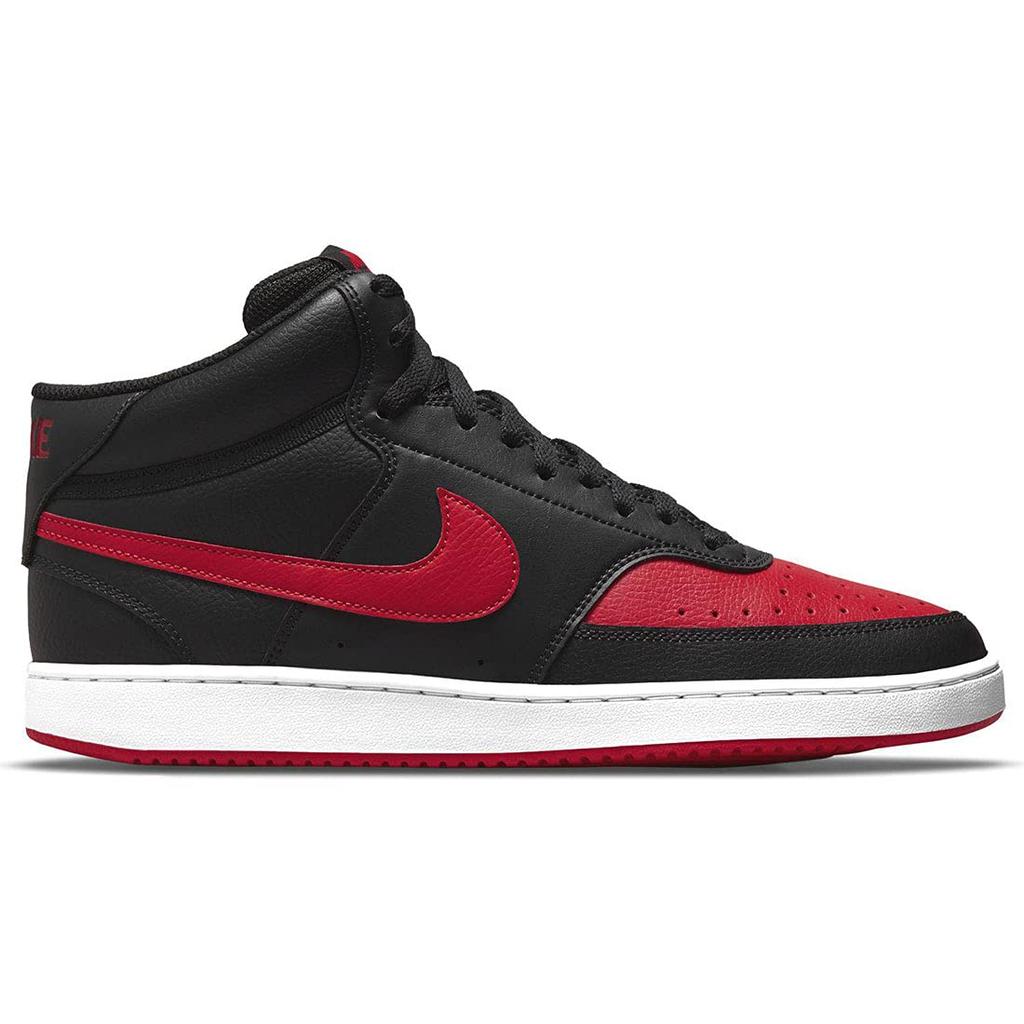 Nike Court Vision Size Authentic Nike Japan Product Mid, Black/University Red, DM8682-001, 24.0cm,