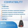 Key Fob Replacement Fits for Chrysler 300 Magnum 2005 2006 2007 Aspen 2005-2009 Charger 2006-2007 Durango 2006-2009 Jeep Commander 2006-2007 Grand