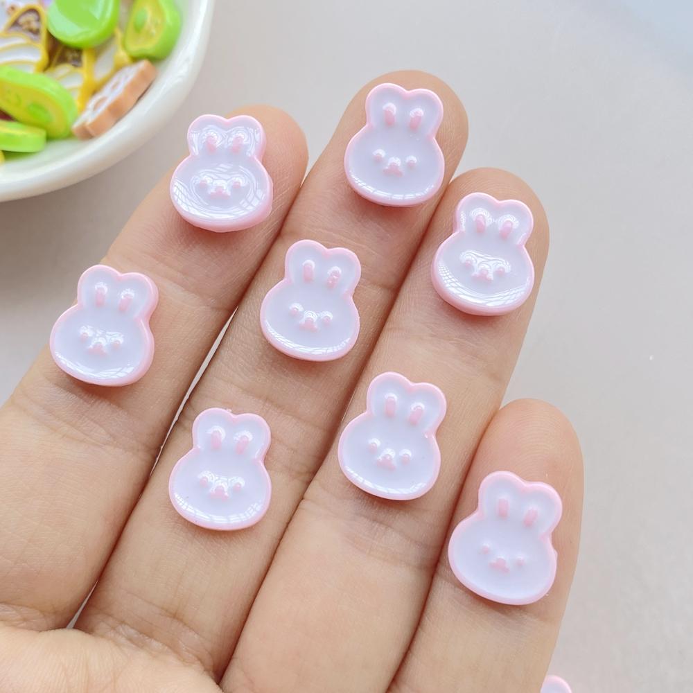 50Pcs Cute Resin Cartoon Strawberries, Cherries, Lollipops, Cakes Flat Back Scrapbooking DIY Jewelry Craft Decoration Accessorie