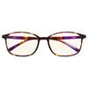 [Zoff] Wellington PC Glasses Non-Prescription Blue Light Blocking (approx. 50%) [ZC201P01] (5417-138) Brown Free Size