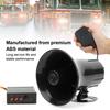 Car Fire Loudspeaker, Universal Car Alarm Horn Warning Siren 3 Tone Sound Automatic Megaphone Loudspeaker 115dB 50W