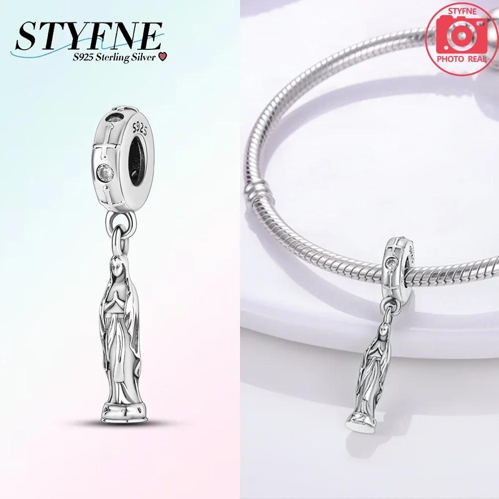 

Оригинальные Шармы Голубой Крест Религиозный Крылатый Ангел Золотые Бусины Подходят для Браслета Медь Женщины Сделай Сам Изысканный Подарок Набор Аксессуаров