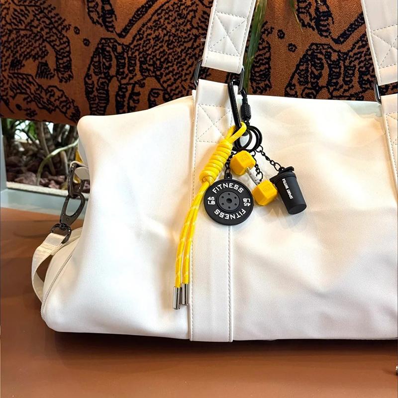 Sport Style Handmade Nylon Woven Rope Bag Pendant Cute Candy Color Fashion Backpack Handbag Hanging Bags Accessories