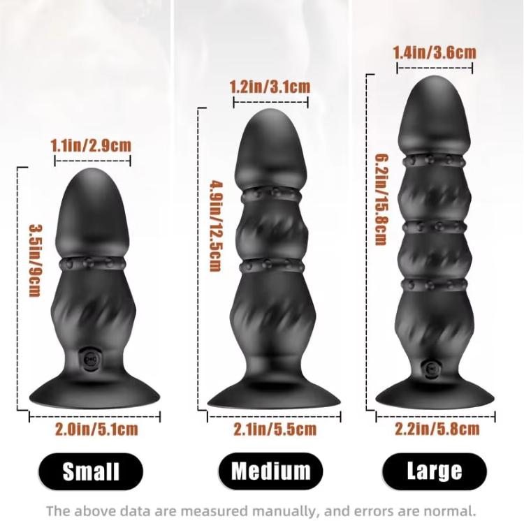 Masturbator Male Silicone Inflatable Anal Plug Prostata Massager Tail Vibrator Real Touch Feeling 100% Waterproof