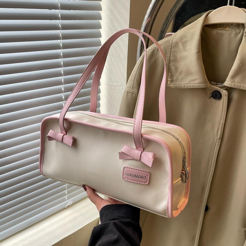 Versatile Large-capacity Bag Women's New Fashion Contrasting Color Shoulder Bag Casual Messenger Bag