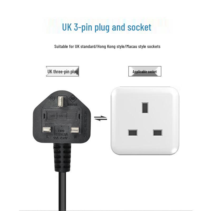 TOWE UK Plug To C13 Power Cord