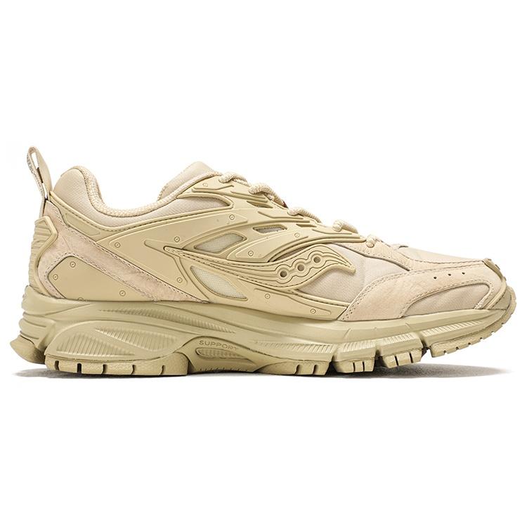Saucony Cushioning Slip Resistant Abrasion Resistant Low top Casual Running Shoes Unisex Sand S79044-5