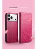 Qia Li Genuine Leather Flip Case for iPhone 17 Pro Max - Anti-Fall, Card Slot, Protective Cover