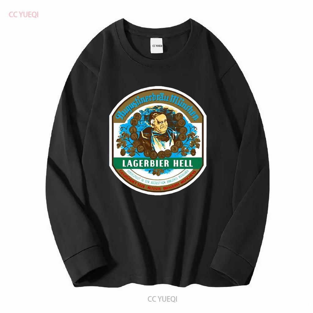 Augustiner Hell Beer Essential T Shirt ALL SIZE Vintage Washed Homme Streetwear Unisex Comfortable Designer Clothes Soft