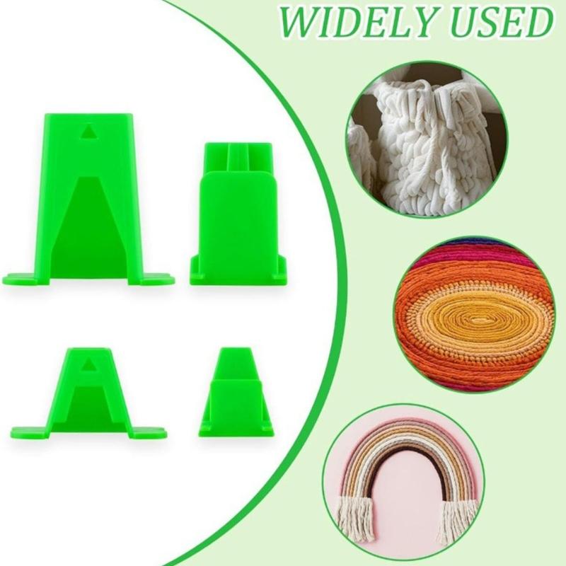 4Pcs Plastic Fabric Tube Maker Sewing Rolling Assistant Tool For Clothing Making Bedding Knitting And Crochet Project