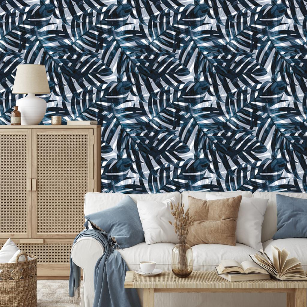 Stylish Leaves Wallpaper for Living Room and Bedroom 50x1000