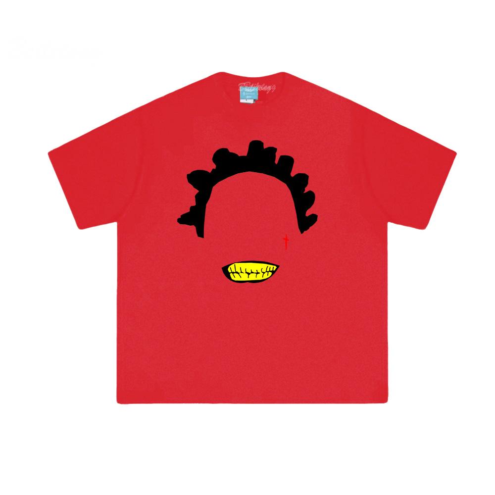 

American Rapper Kodak Black T-shirt Summer Tee-shirt High Quality Cotton Tshirt Cotton Fashion Unisex Tees XXL красный