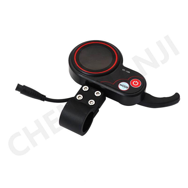 LED Display Gasgreb Instrument TF-100 5-pins til Kugoo M4 Pro Elektrisk Løbehjul E-Scooter Tommelfinger Tilbehør Gashåndtag 2