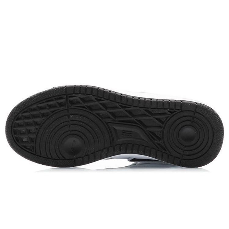 Li Ning Comfortable Versatile High-Top Kids Skate Shoes Kids Sneakers Black White YKCQ292-3