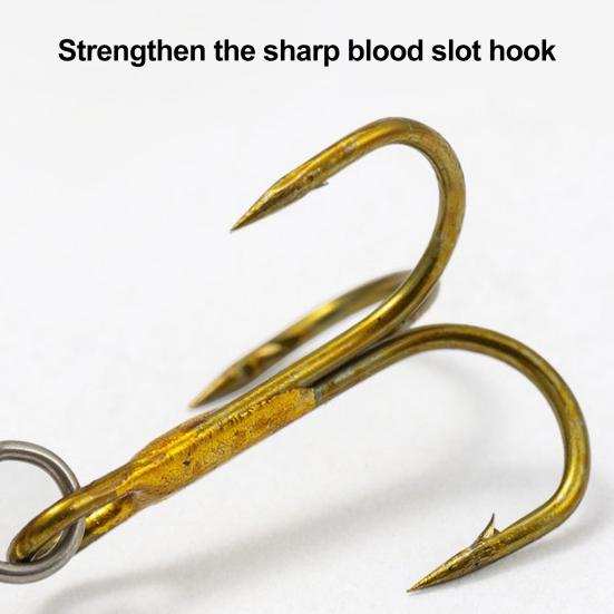 5Pcs Blade Rotating Spinner Metal Lures with Treble Hooks Streamlined Design Bright Colors Artificial Spoon Baits Freshwater Fishing Baits