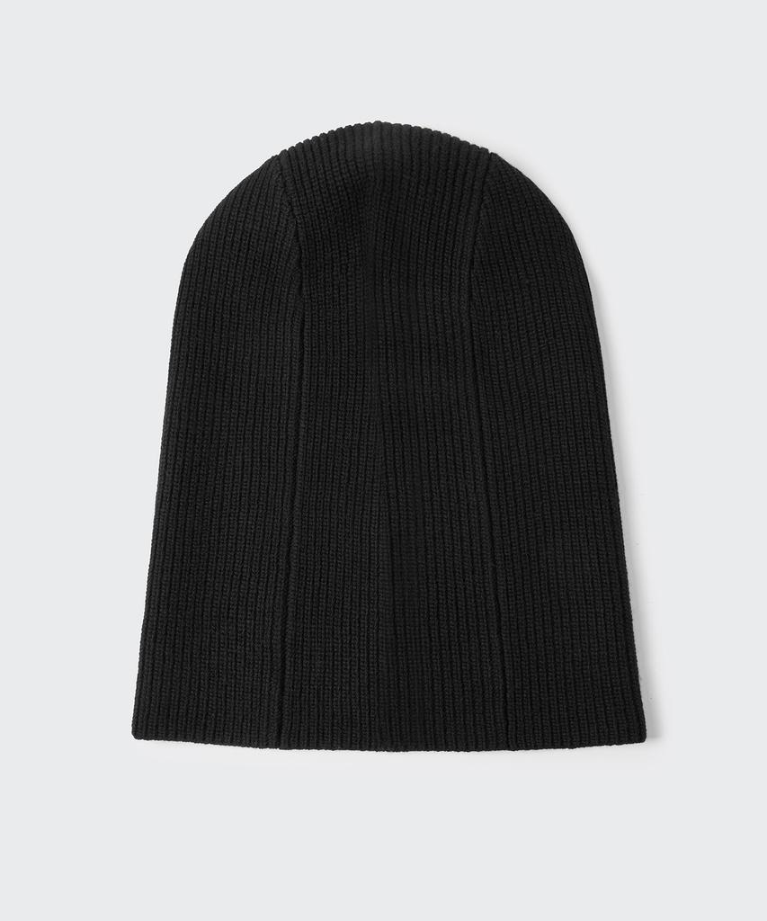 Musinsa Standard Lambswool Full Face Knit Balaclava [Black]