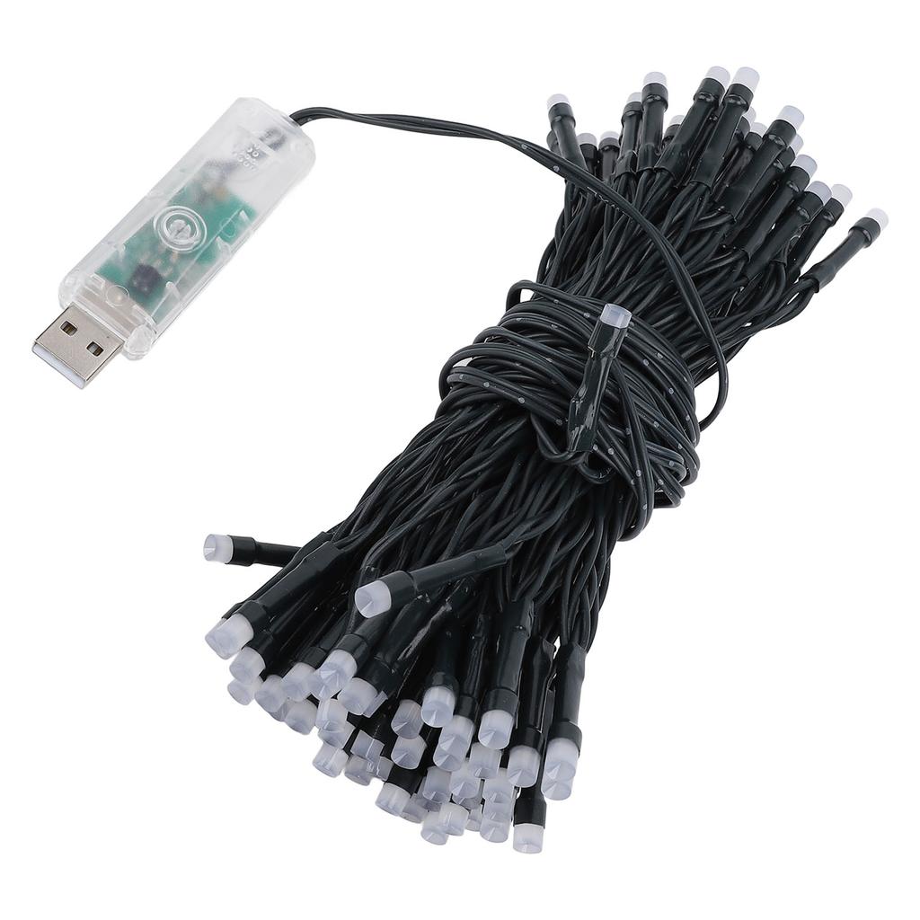 Smart Xmas Light 32.8FT 100LEDs Bluetooth RGB Color Changing Music Sync USB Xmas String Fairy Light