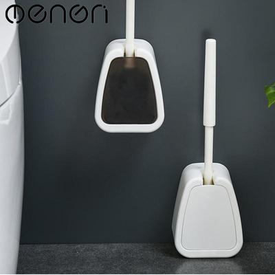 MENGNI Wall-Mounted Long Handle Toilet Brush Household Cleaner Bathroom Cleaning Brush Bathroom Accessories Set