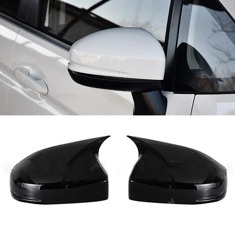 

For Honda Fit Jazz Shuttle City 2014 2015 2016 2017 2018 Car Rearview Side Mirror Cover Wing Cap Door Housing Shell Trim No Light Black