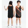 Track Field Training Suit Kids Adults Breathable Running Sportswear Competitions
