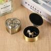 Rose Flower Jewelry Box - Metal Heart-shaped High-end Jewelry Ring, Earrings Storage Box - Enamel-colored Jewelry Box