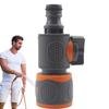 Quick Connect Garden Hose Adapter with Shut-Off Valve Fit for 1/2"/ 3/8"/1/4"/3/4" Hoses Ideal for Lawns Gardens Car Wash