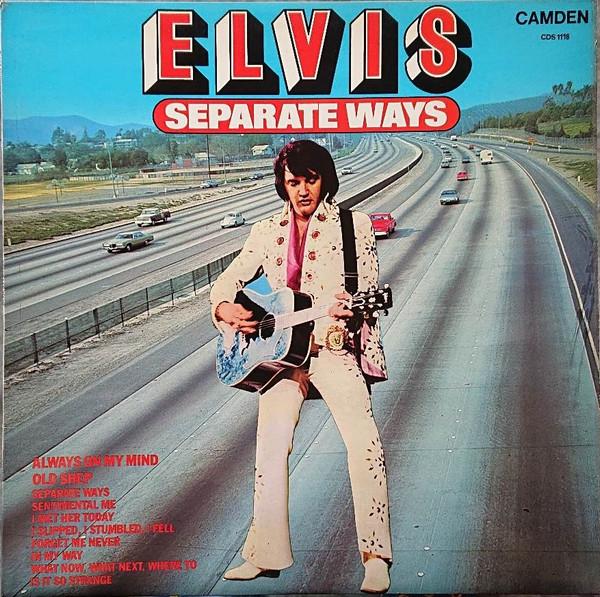 

LP Record ELVIS PRESLEY - Separate Ways CDS1118 Camden 1978 UK Rock Used
