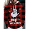 2026 Weihnachts-Hoodies Weihnachtsmann 3D-Druck Herren Damen Hoodie Sweatshirts Lässig Unisex Kapuzenpullover Oberteile Kleidung Mann Pullover