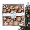 44pcs 3/4/5cm Christmas Balls Christmas Tree Ornaments Ball Xmas Hanging Tree Pendants Home Party Christmas Tree Decor New Year