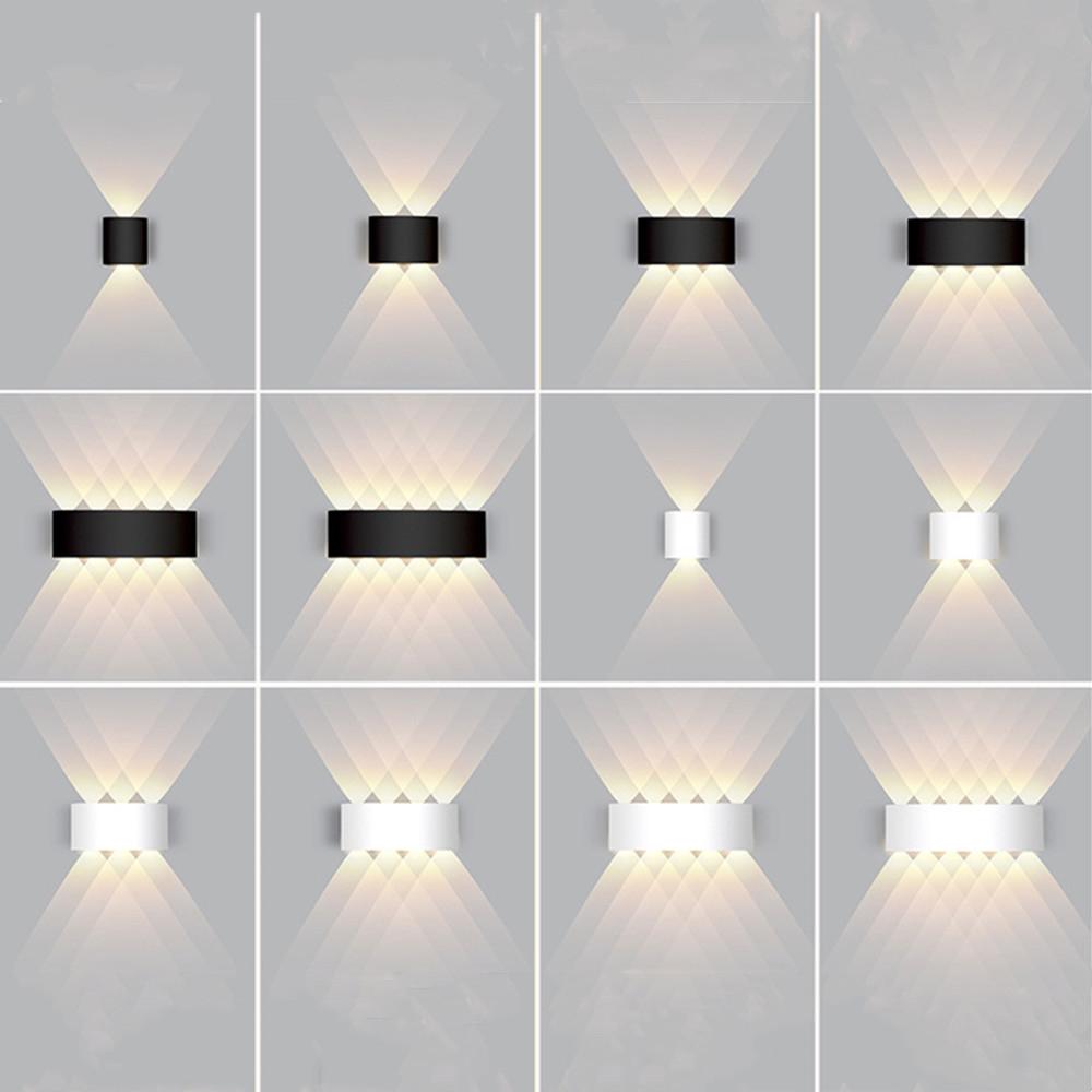AC85-265V LED Wall Lamp Motion Sensor IP65 Waterproof Outdoor Lighting Wall Light Indoor Living Room Stairs Fixture Wall Lamps