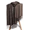 Houndstooth Scarf Women's Autumn and Winter High End Wool Cashmere Scarf Versatile Cotton Printed Scarf