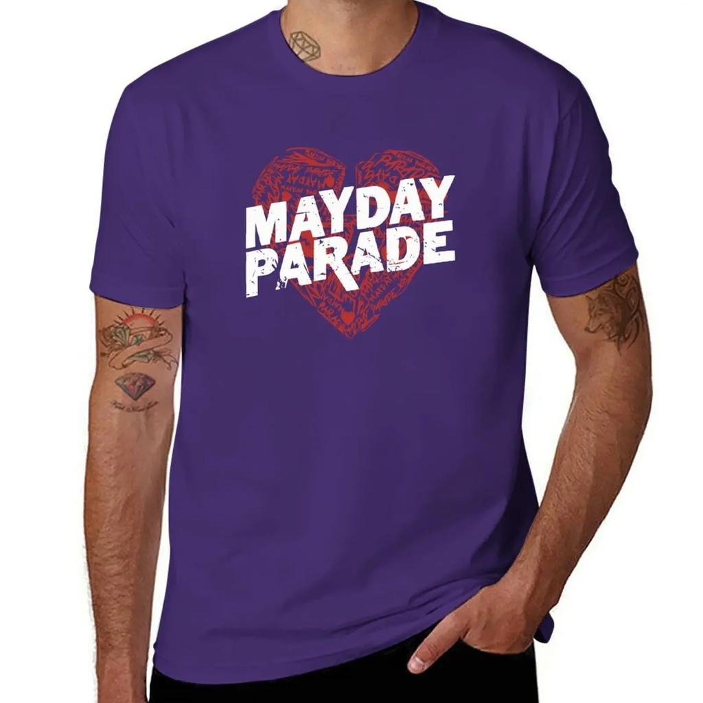 heart art mayday parade logo T-Shirt vintage tees vintage graphic tee workout shirts for men