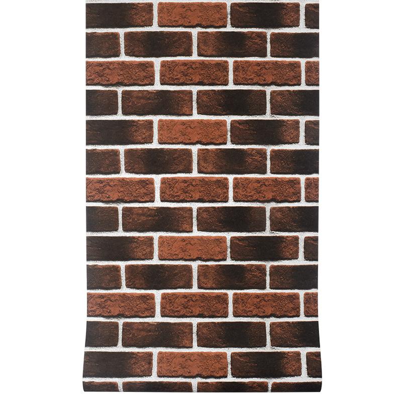 Retro Nostalgic Imitation Brick Pattern Brick Brick Wallpaper Cafe Bar Restaurant Culture Wallpaper