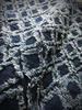 Fringe Diamond Denim Handmade Denim Thin Cotton Denim Fabric Scraps Fabric, Remnants, Fabric, (Dark Navy, 50cm)