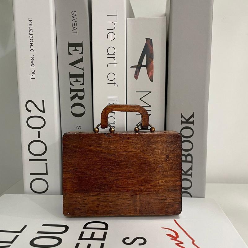 

Collection Of Stones In A Suitcase Decorations Wooden Ornaments Box with Crystal China Mainland