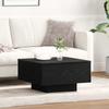 vidaXL Coffee Table Black Oak Look 55 X 55 X 31 Cm