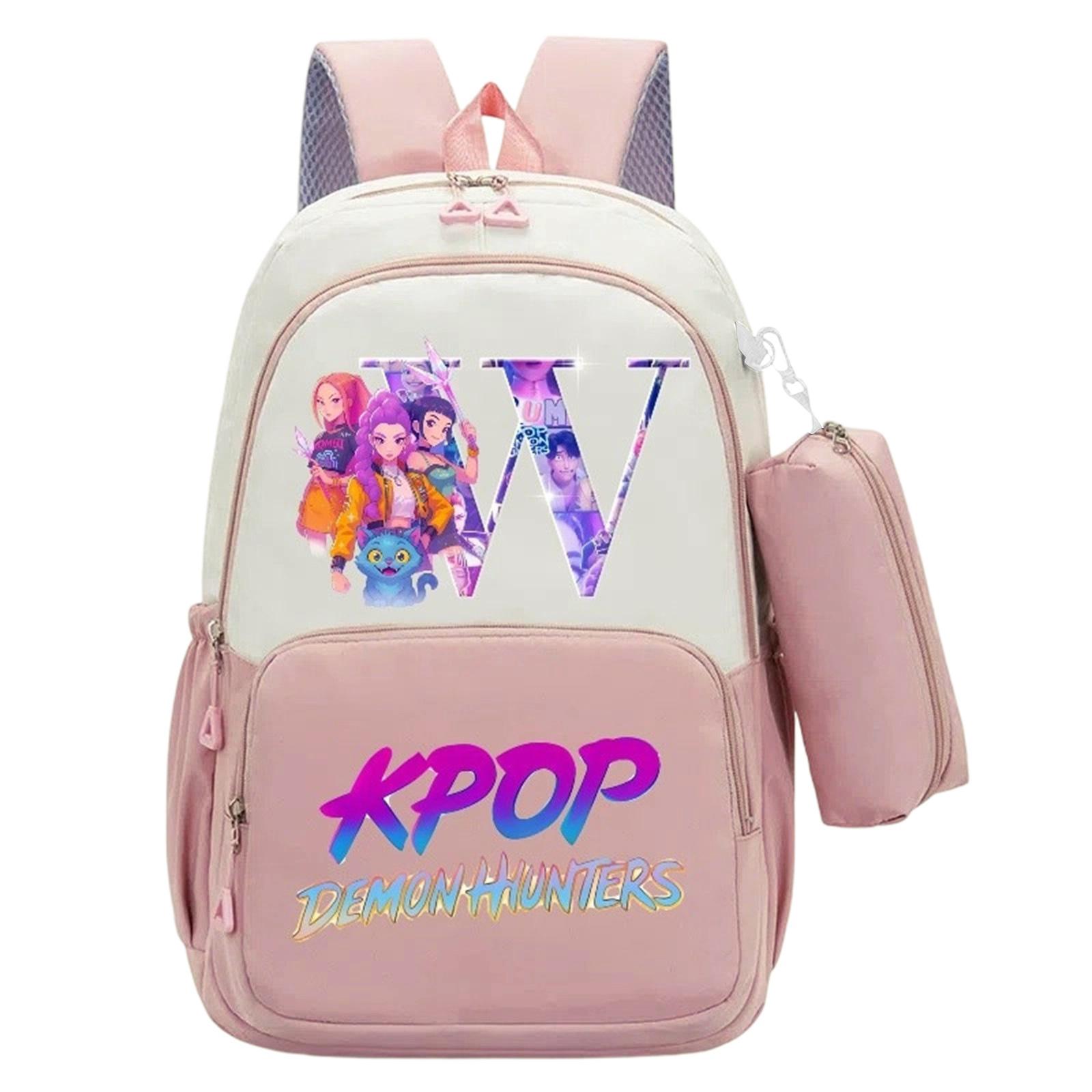 

Movie Peripheral Print Backpack, School Bag Student Campus Backpack With Pencil Case One Size
