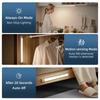 Night Light Under Cabinet Lights Ultra Thin LED Light Motion Sensor Wireless Rechargeable 3 Color For Kitchen Bedroom Lighting