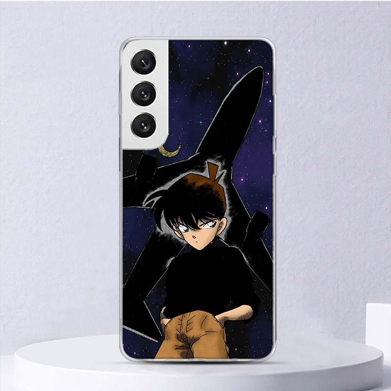 Anime Detective Conan Soft Case For Samsung Galaxy S25 S24 S23 S22 Ultra Phone Cover S20 FE S21 Plus S25Ultra S24U Funda Coque S