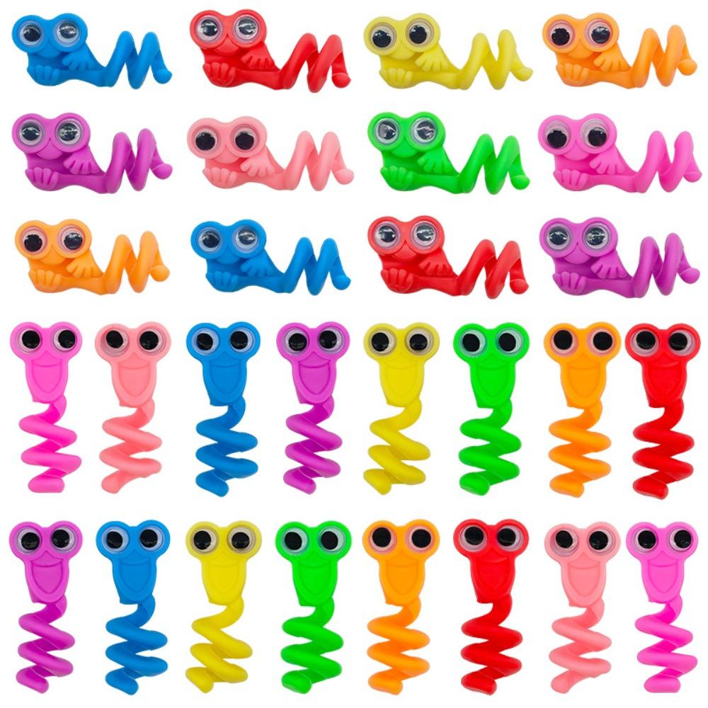 

Cute Design Pen Cap 10 Pieces Set Sensory Toys Funny Big Eyes Pen Cap Sensory Play Random 10pcs