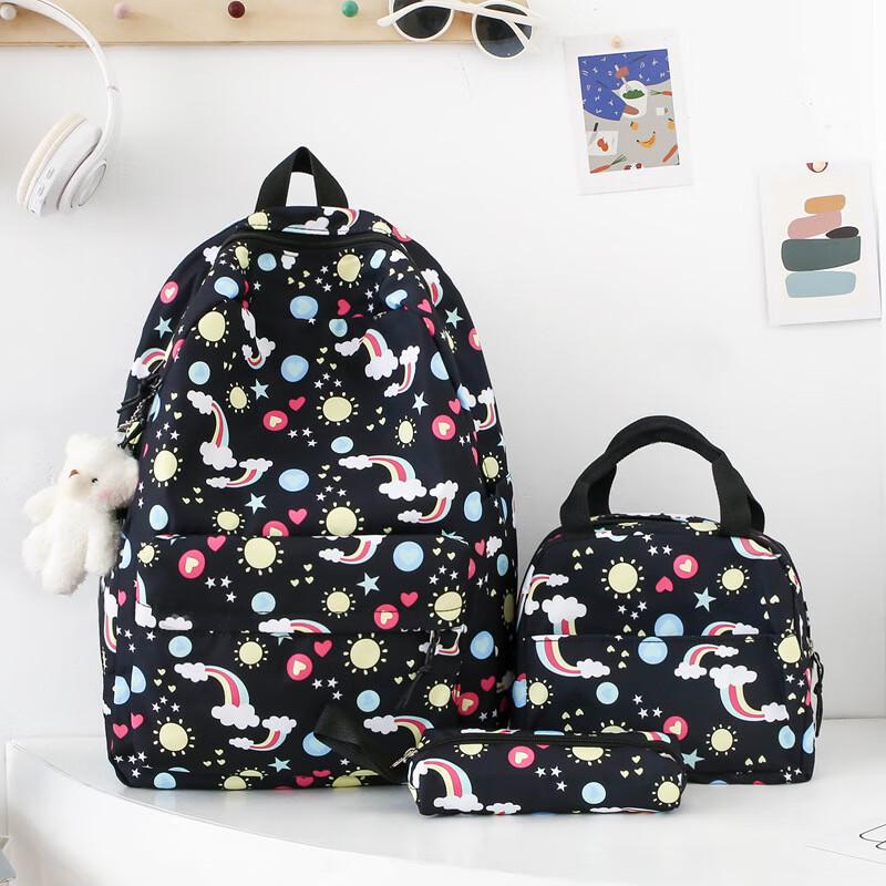 Serena Korean Style 3-Piece Student Backpack Set One Size